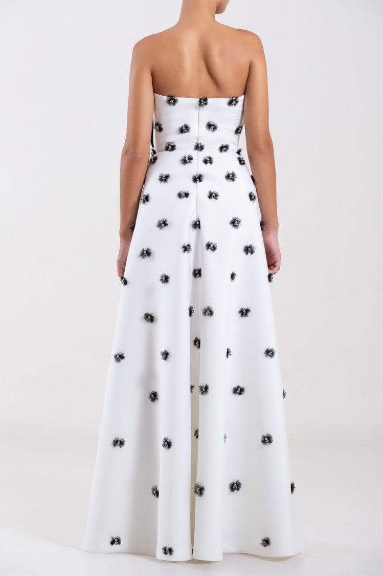 Saiid Kobeisy Scuba Beaded Dress