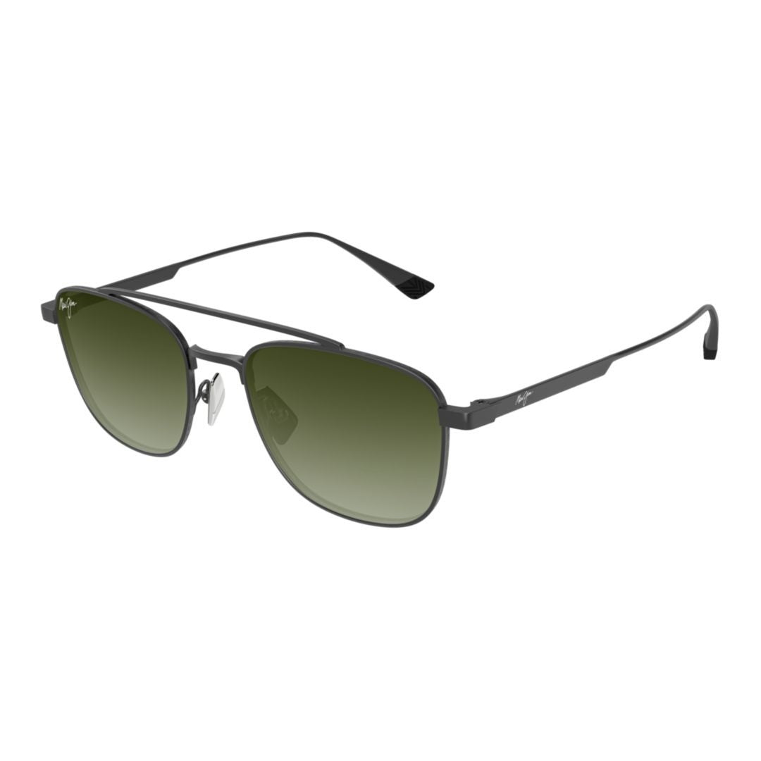 Maui Jim Kahana Rectangular Gradient Tint Sunglasses With Double Bridge Design