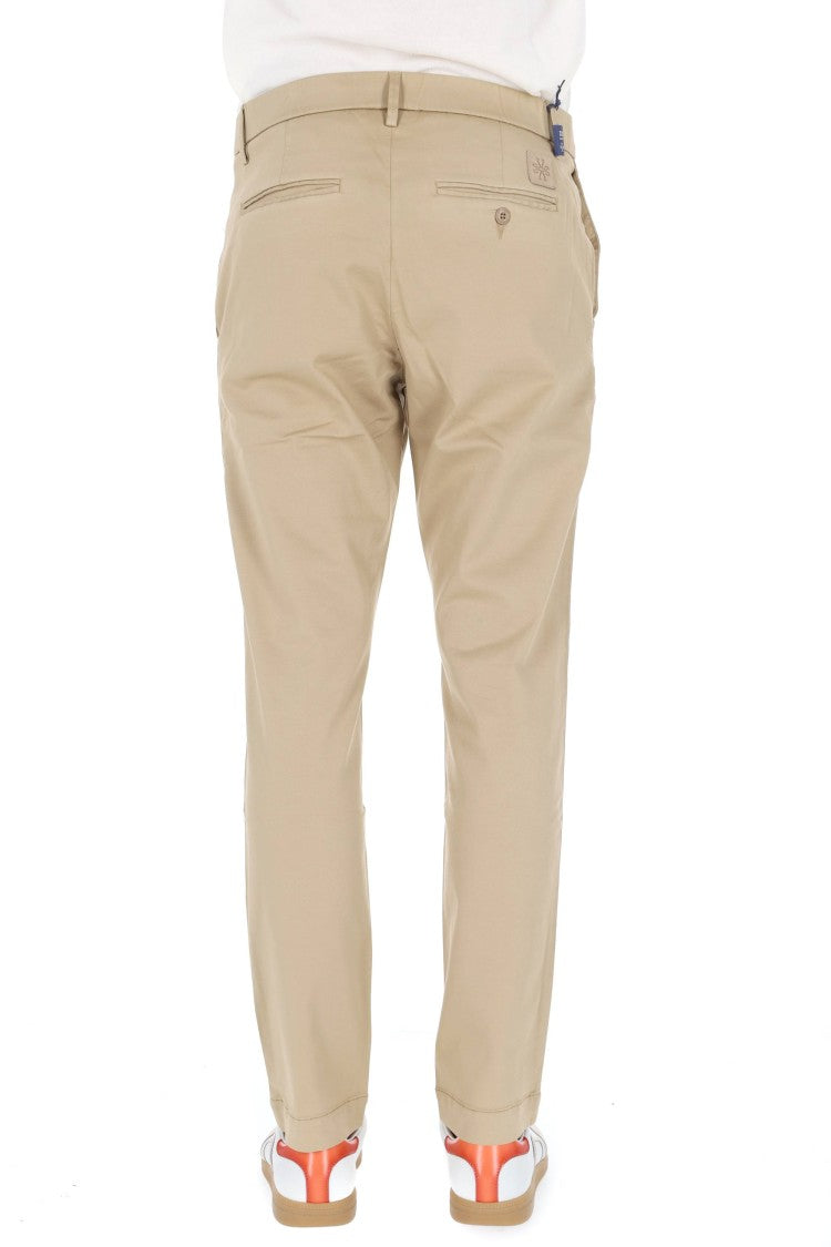 Jacob Cohen Gray Fit Cotton-Lyocell Pants