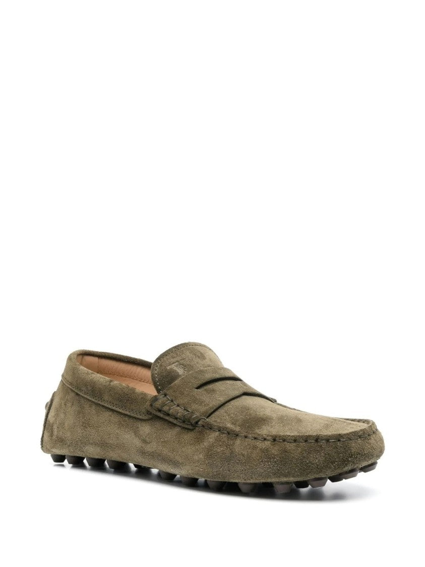 Tod's Gommino Bubble Suede Mocasins