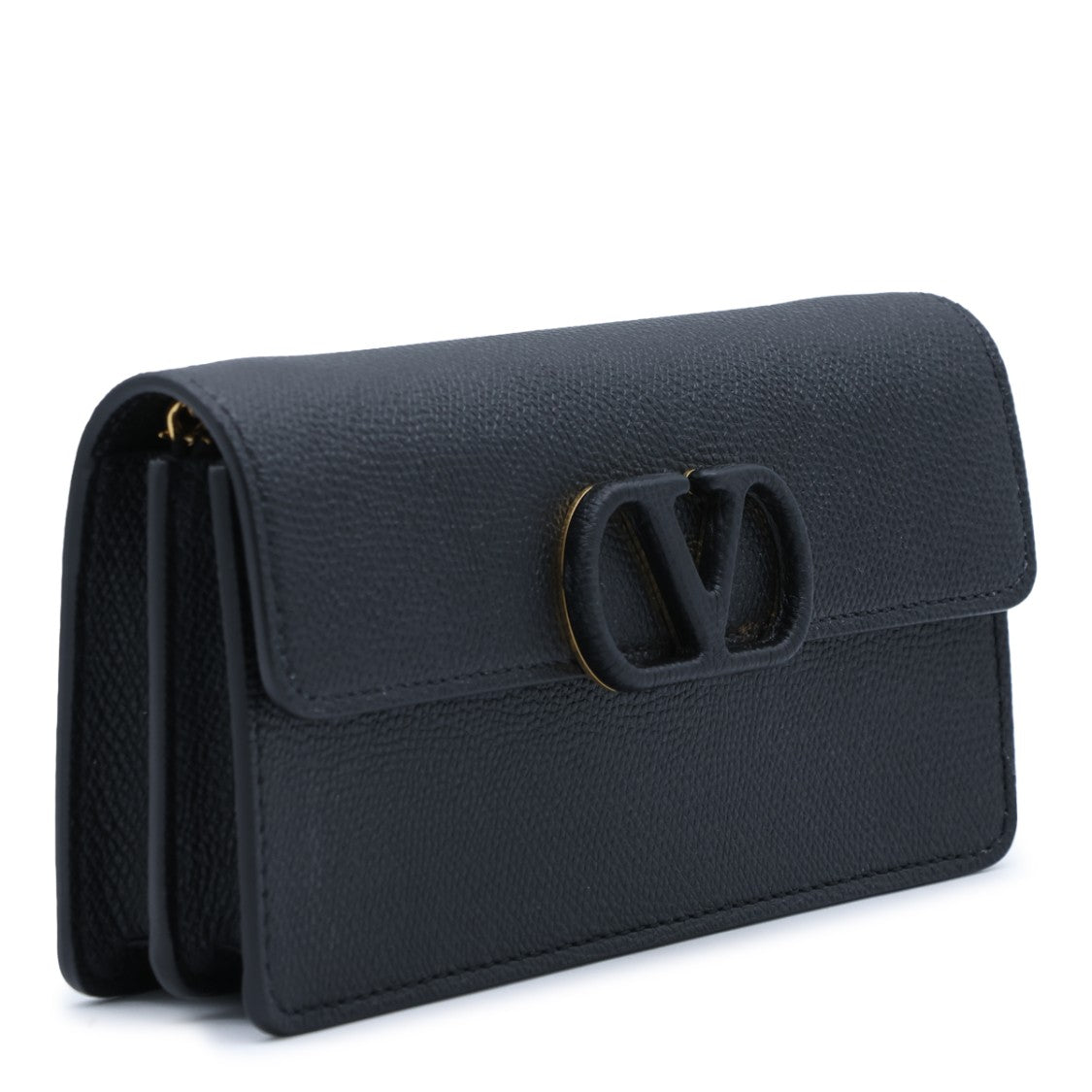 Valentino Garavani Rectangular Textured Flap Shoulder Bag
