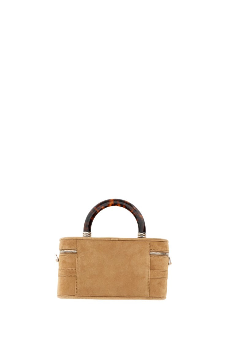 Roger Vivier Brown Structured Handbag With Subtle Hardware Details