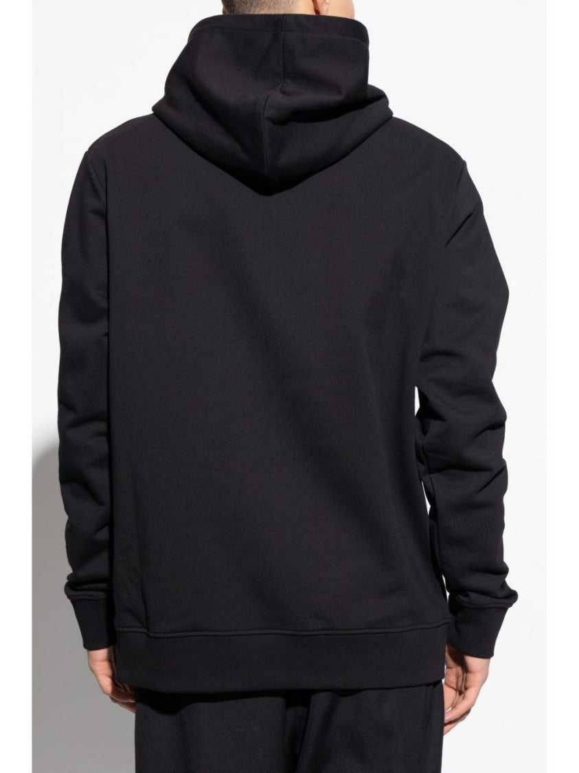 Balmain Classic Black Hoodie With Kangaroo Pocket