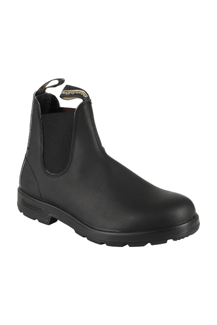 Blundstone Black Leather Boot With Elastic Side Panels