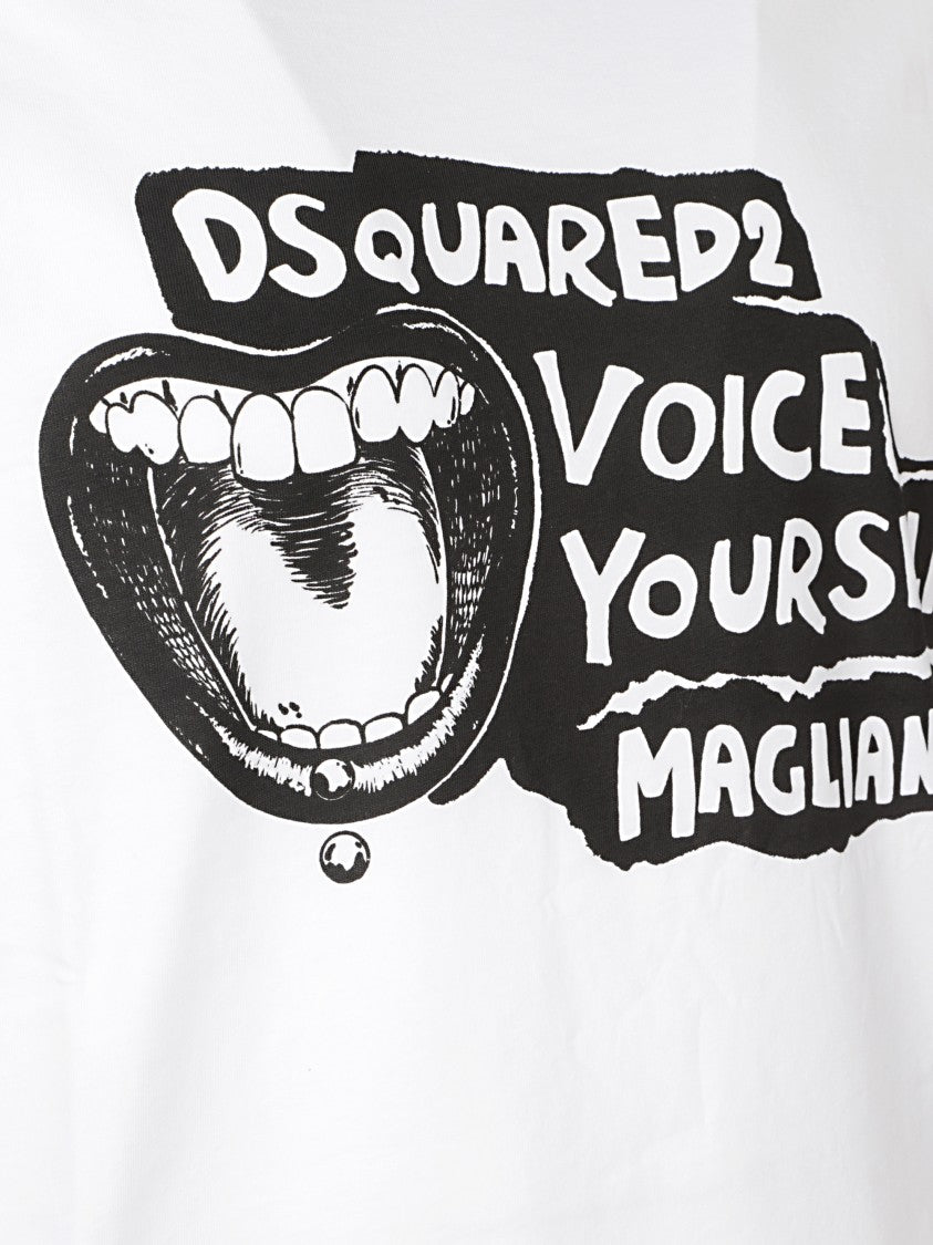 Dsquared2 X Magliano Short Sleeves T-Shirt With Logo