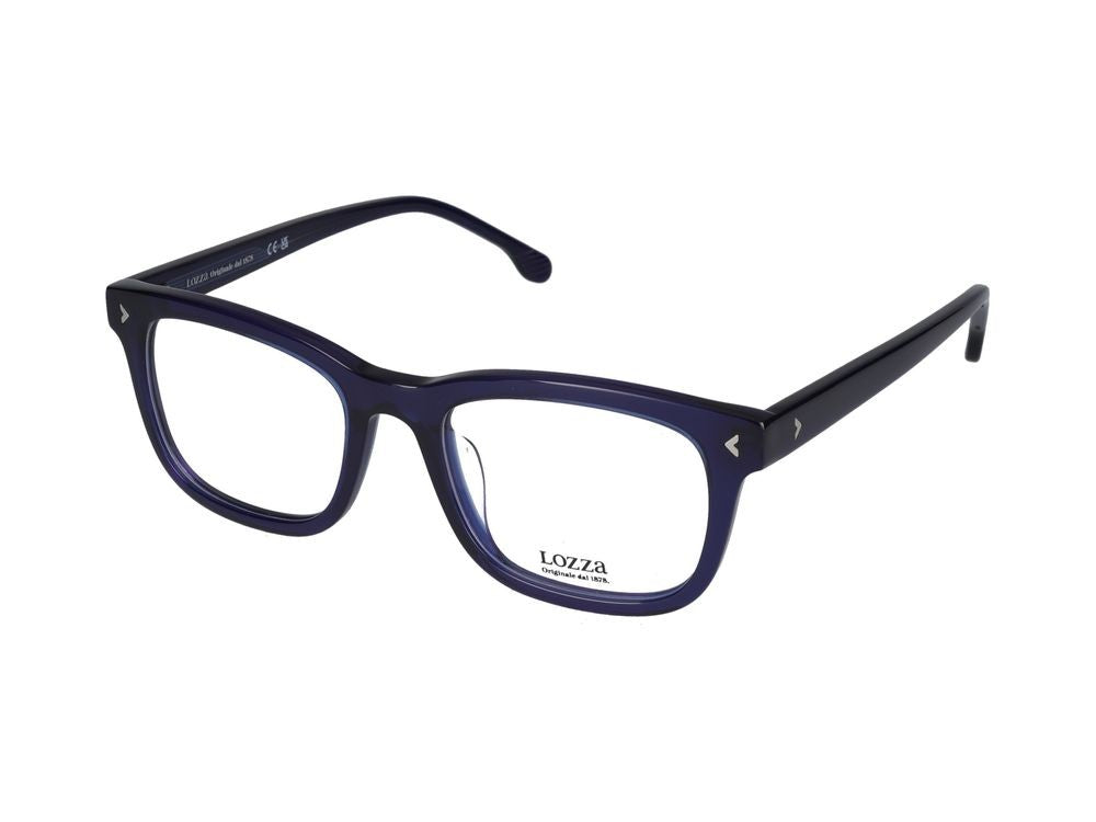 Lozza Eyeglasses Vl4275 0Agq Blue Transparent Shiny 52/19/145