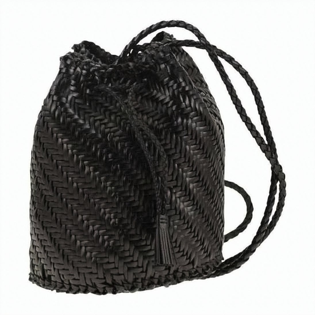 Dragon Diffusion Buffalo Leather Woven Backpack