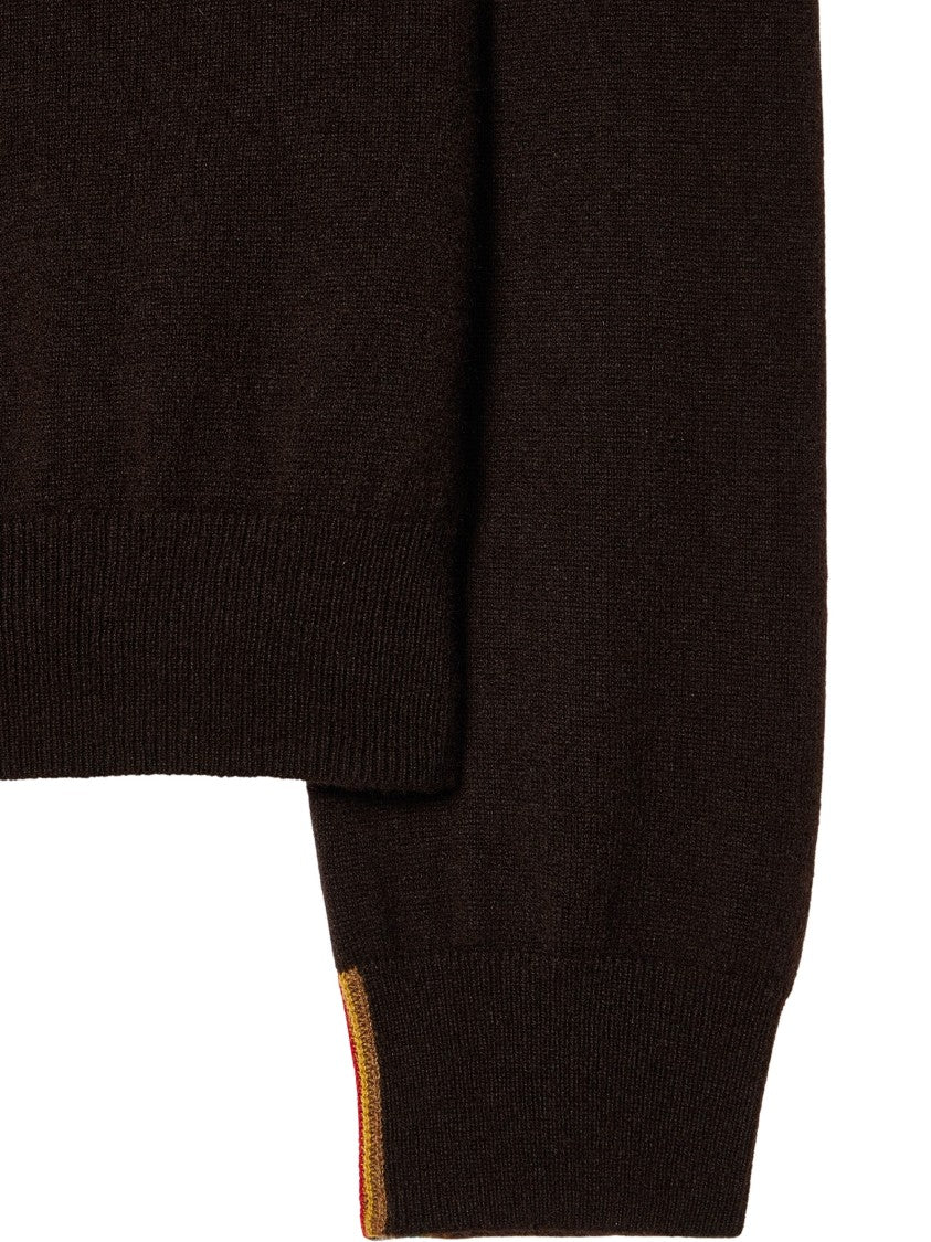 Paul Smith Subtle Striped Crewneck Cashmere Sweater