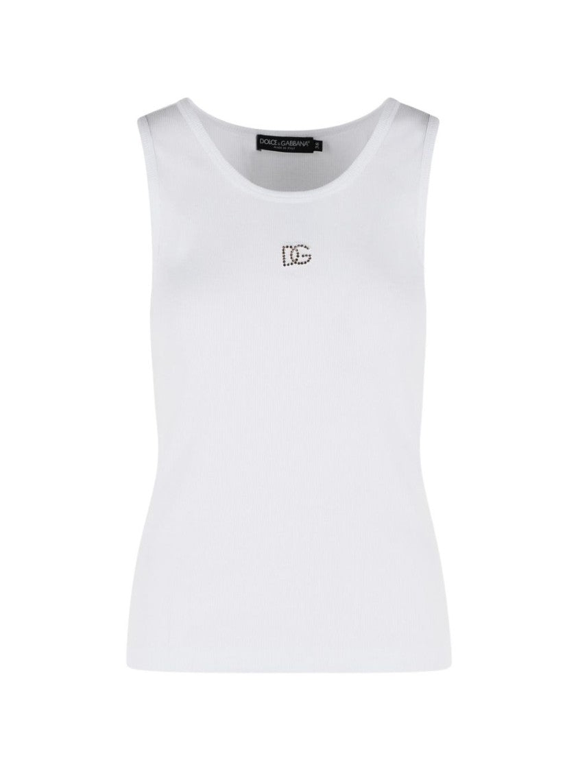 Dolce & Gabbana Sleeveless Cotton Top