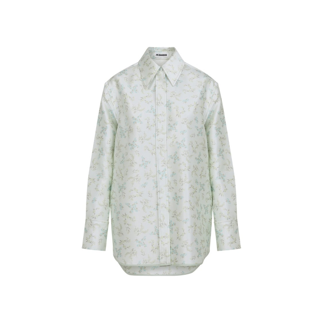 Jil Sander Green Polyester Shirt