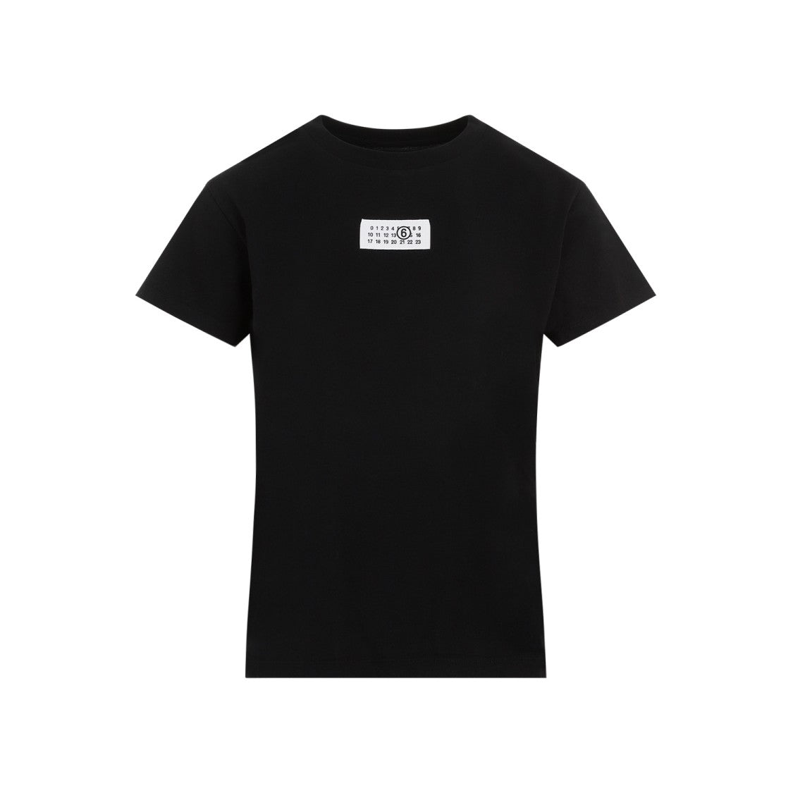 Mm6 By Maison Margiela Black Cotton T-Shirt