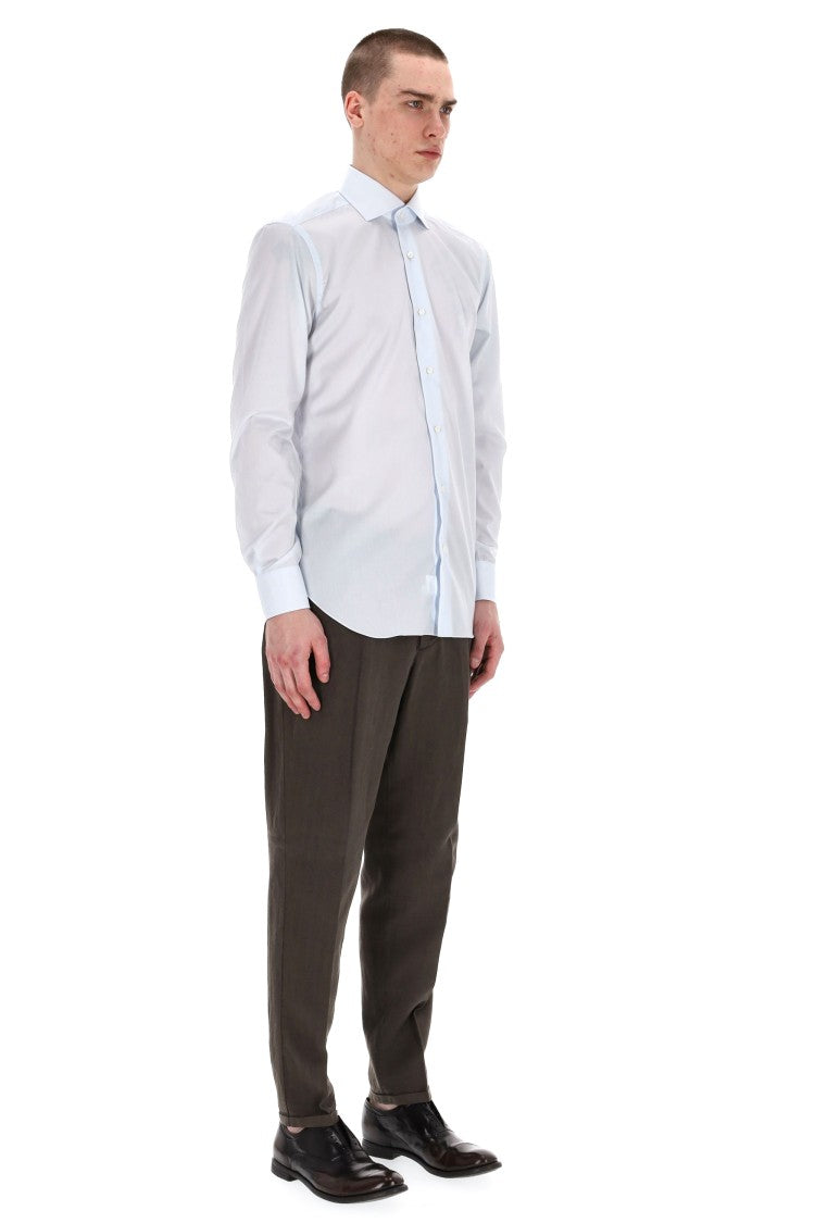 Barba Journey Line Poplin Tailored Shirt