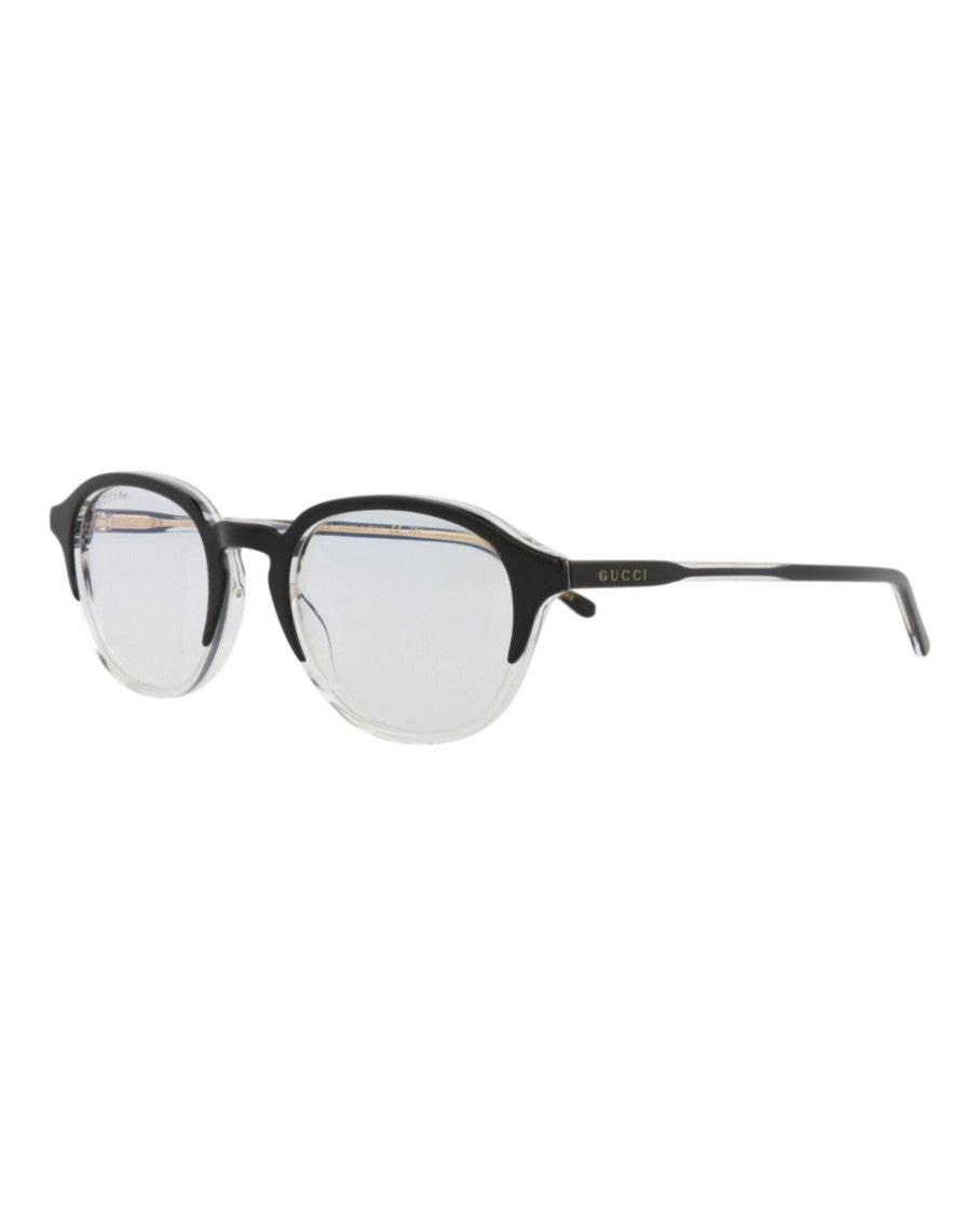 Gucci Photochromic Round-Frame Acetate Sunglasses