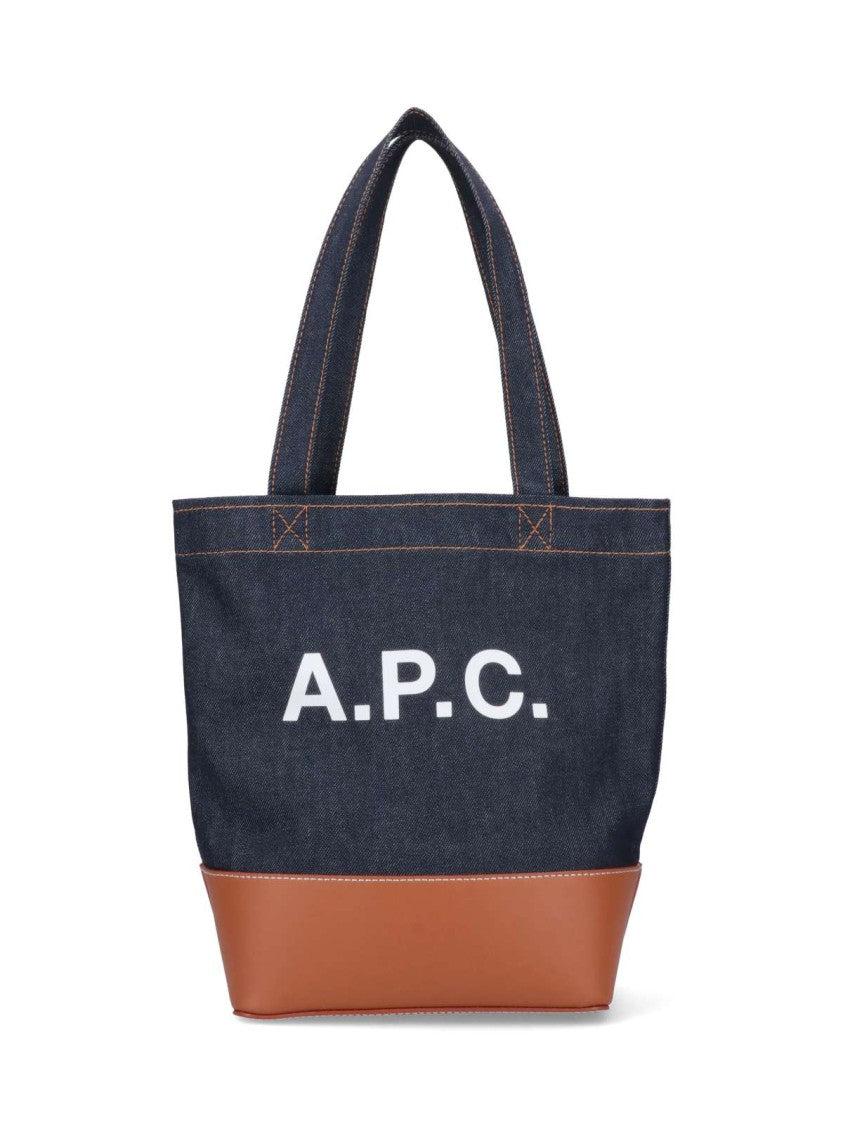 A.P.C. Axel Small Tote Bag – Blue