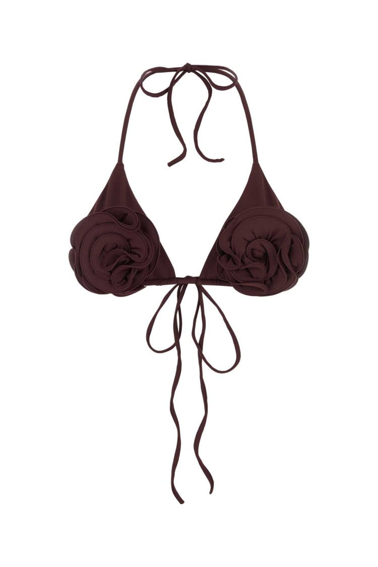 Magda Butrym Grape Stretch Nylon Bikini Top