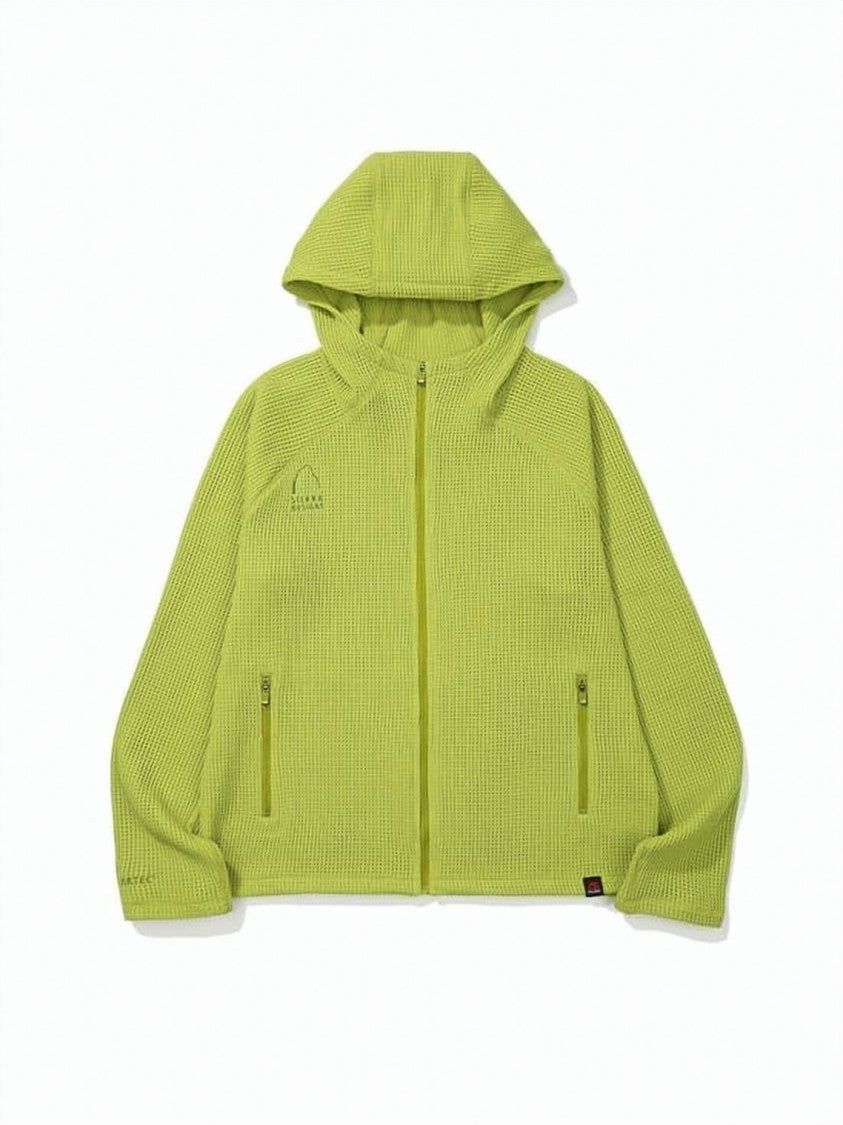 Sierra Designs Textured Waffle-Knit Hooded Jacket