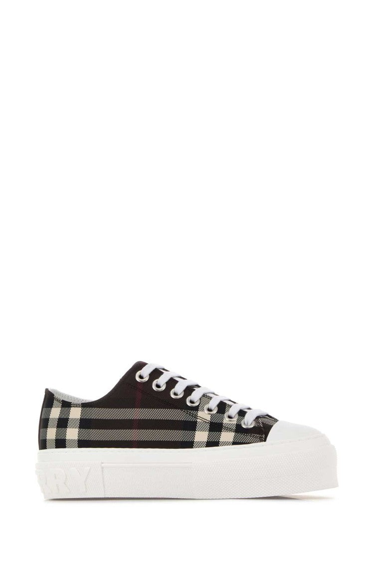 Burberry Embroidered Cavas Sneakers