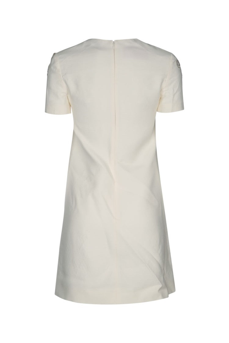 Valentino Garavani Fitted Mini Dress With Delicate Bow Embellishments