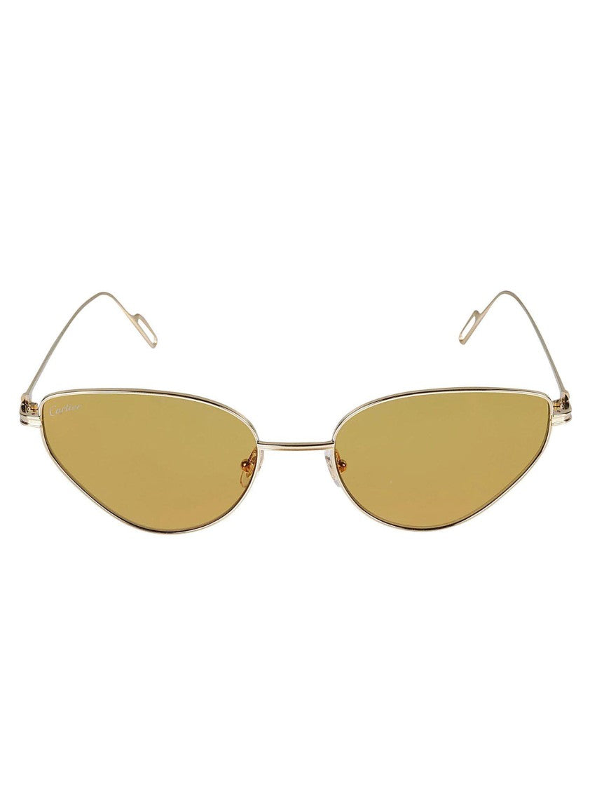 Cartier Ct0155s Narrow Cat-Eye Sunglasses