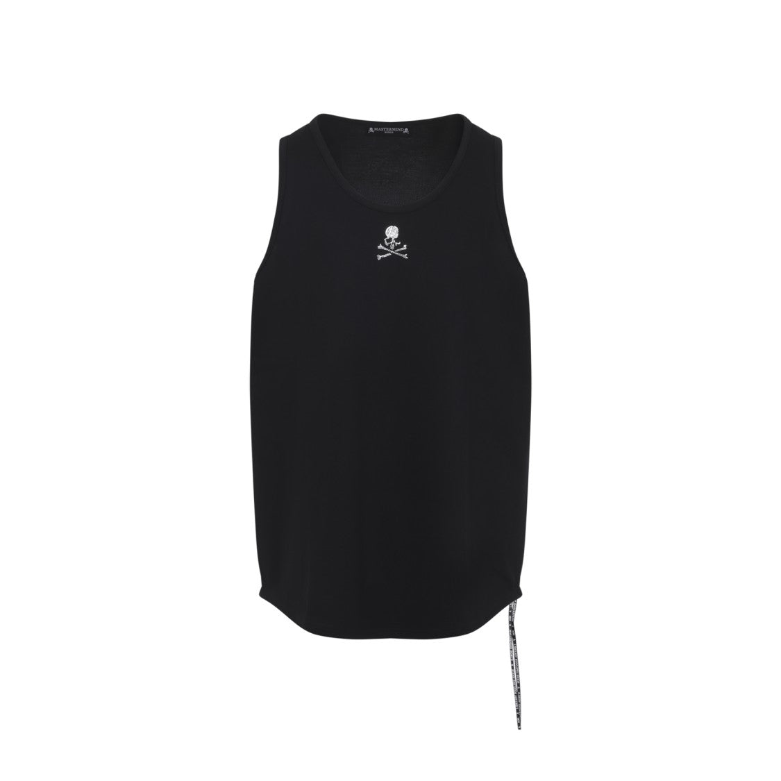 Mastermind Crystal-Embellished Black Sleeveless Top