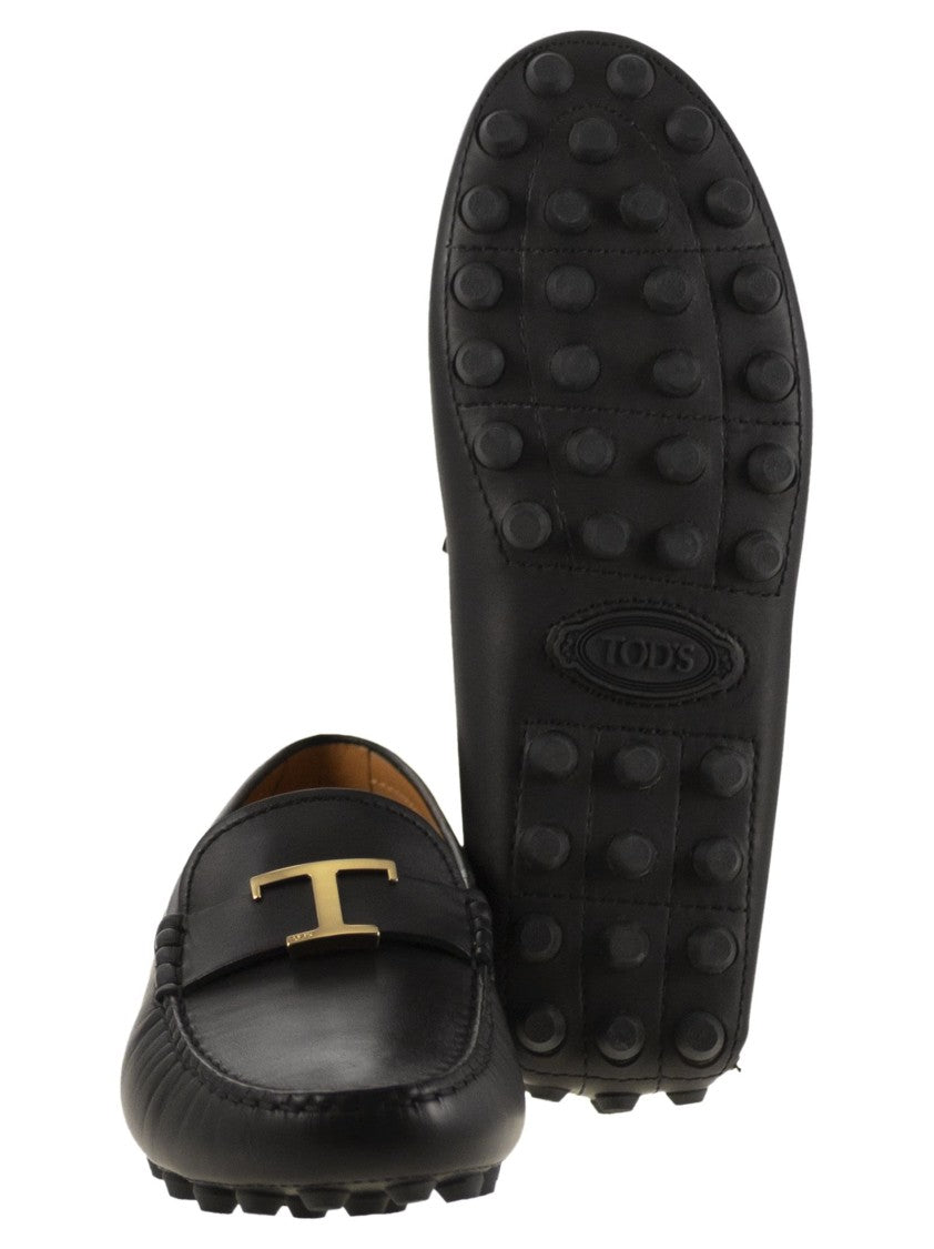 Tod's Bubble T Timeless Leather Flats