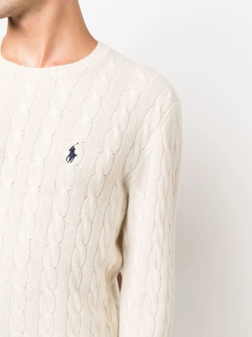 Polo Ralph Lauren Cable Knit Crewneck Long-Sleeve Sweater