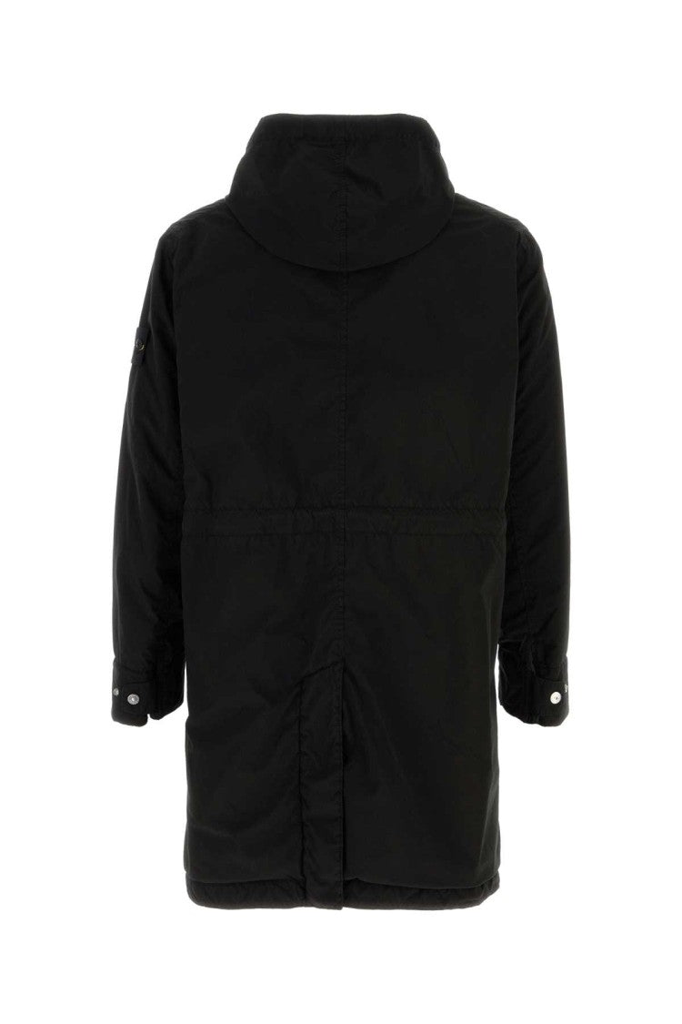 Stone Island Black Stretch Polyester Jacket