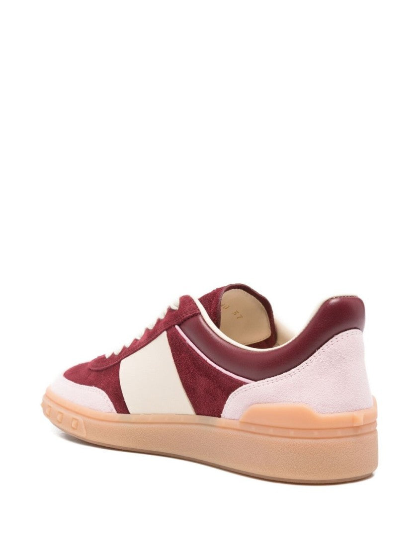 Valentino Garavani Low-Top Split Calf Leather Sneakers