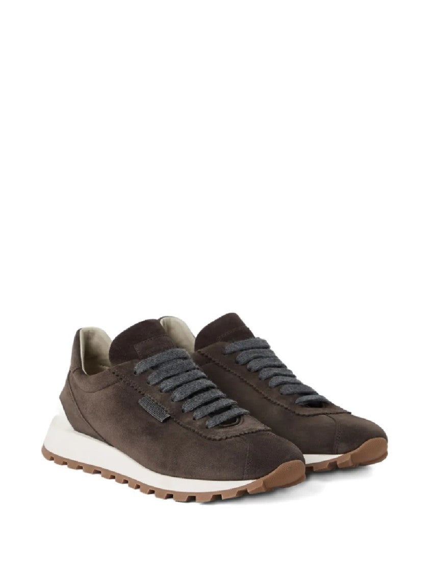 Brunello Cucinelli Chic Suede Sneakers