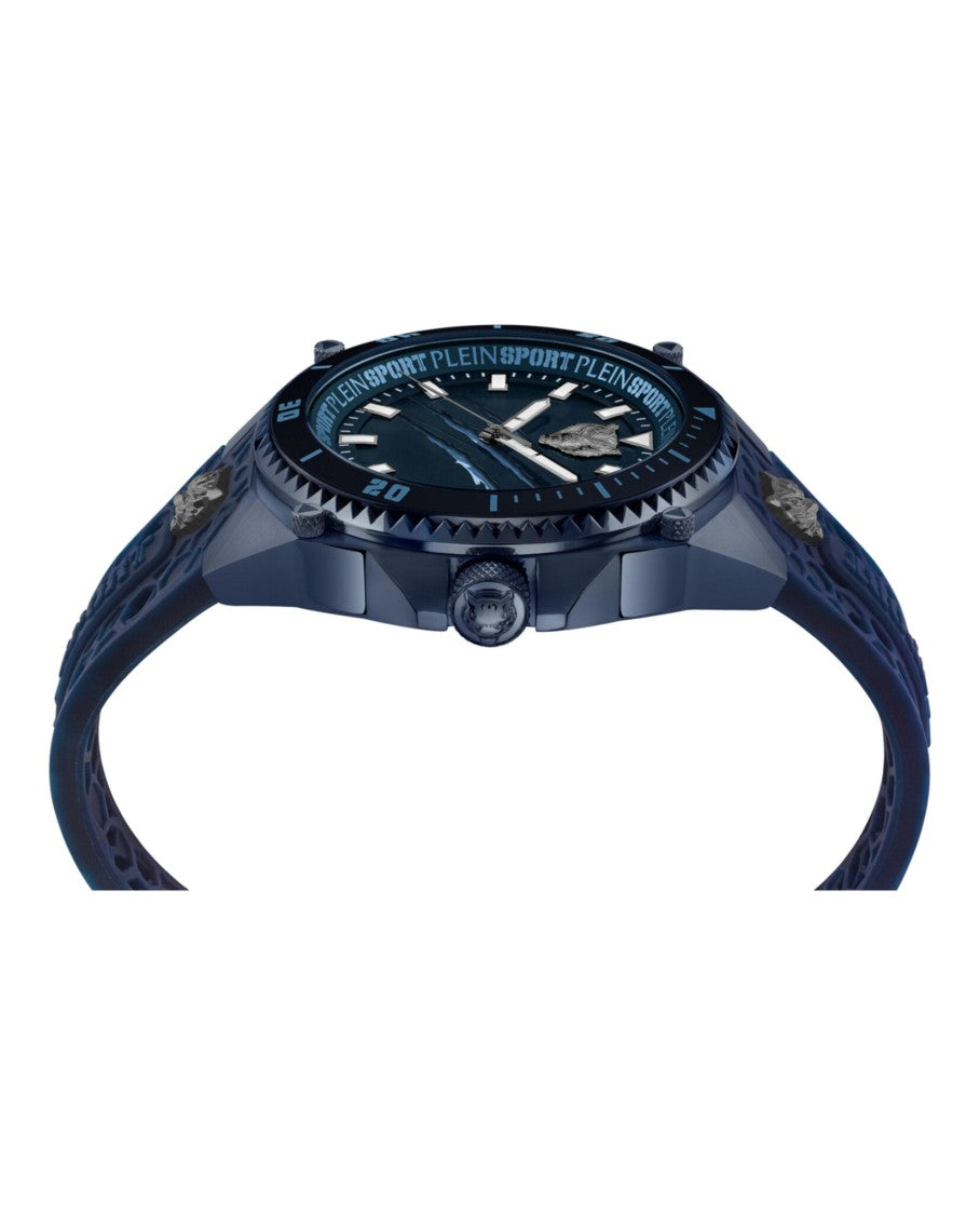 Plein Sport Thunder Force Silicone Watch With Bold 47Mm Case