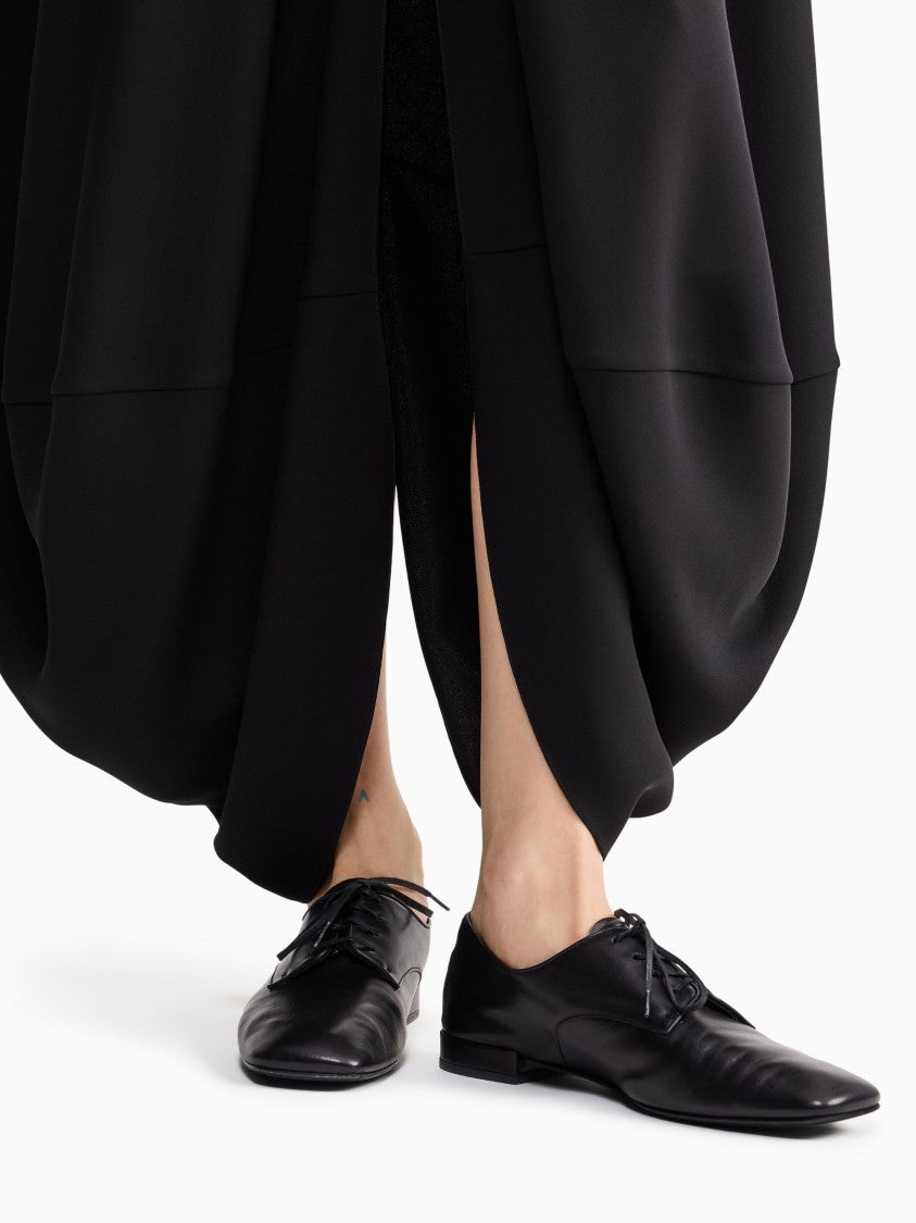 Giorgio Armani Black Balloon Pleated Skirt