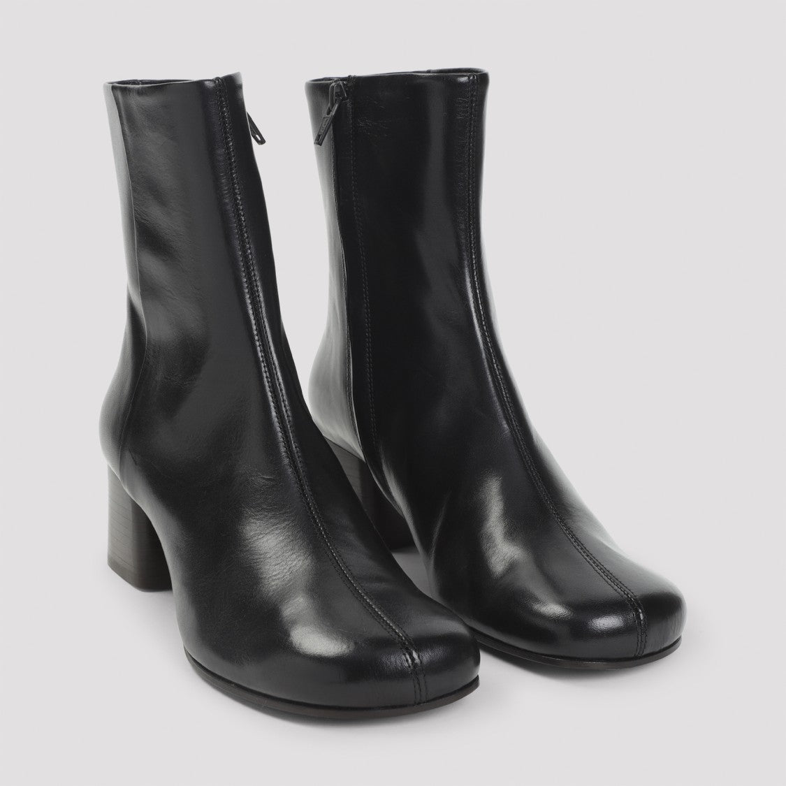 Lemaire Ankle Boots With Polished Calf Leather