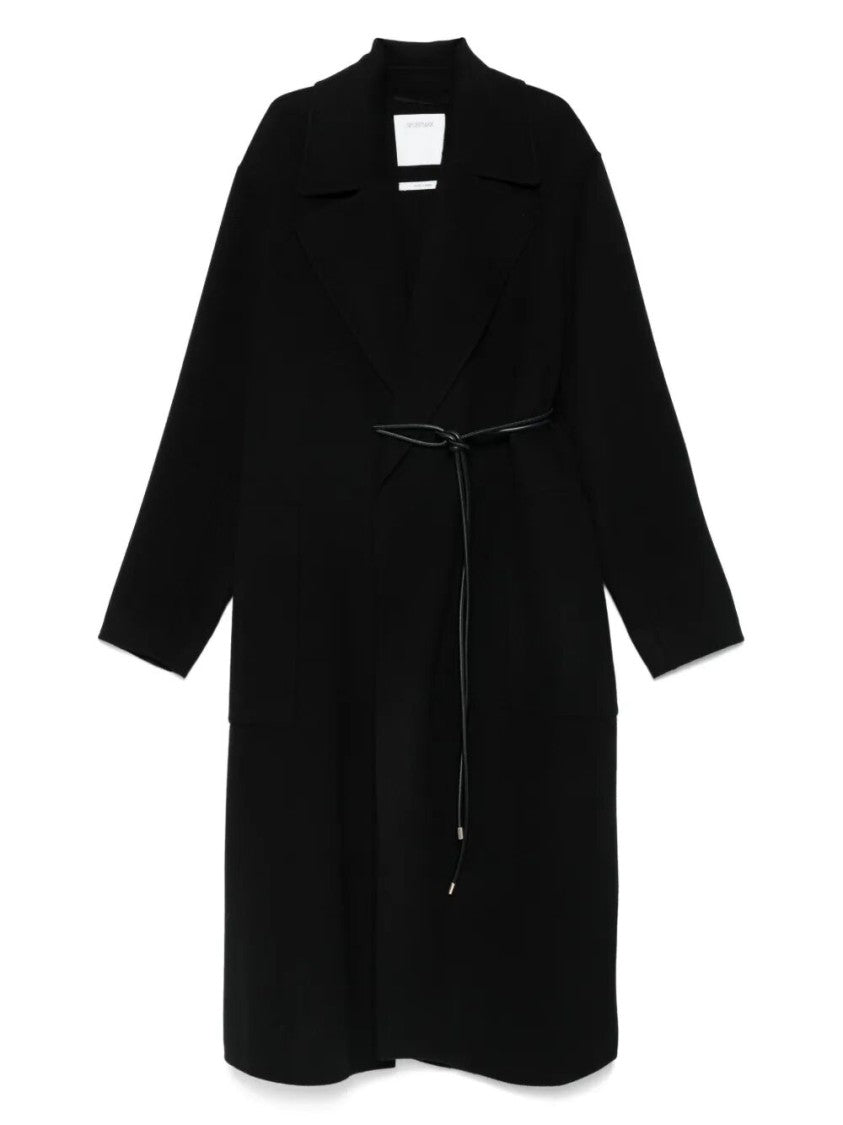 Sportmax Belted Double-Breasted Coat