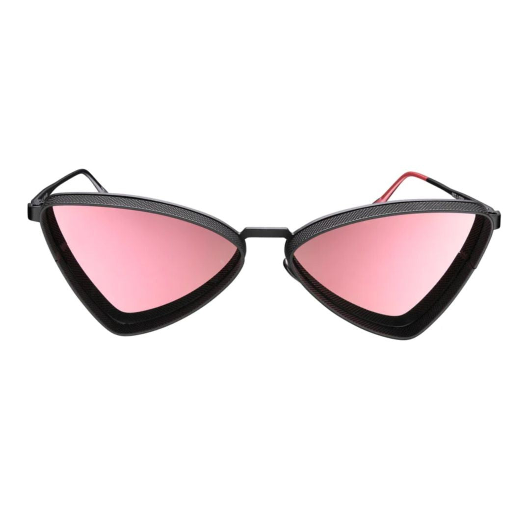 Vysen Sl-2 Triangular Cat-Eye Sunglasses With Textured Finish
