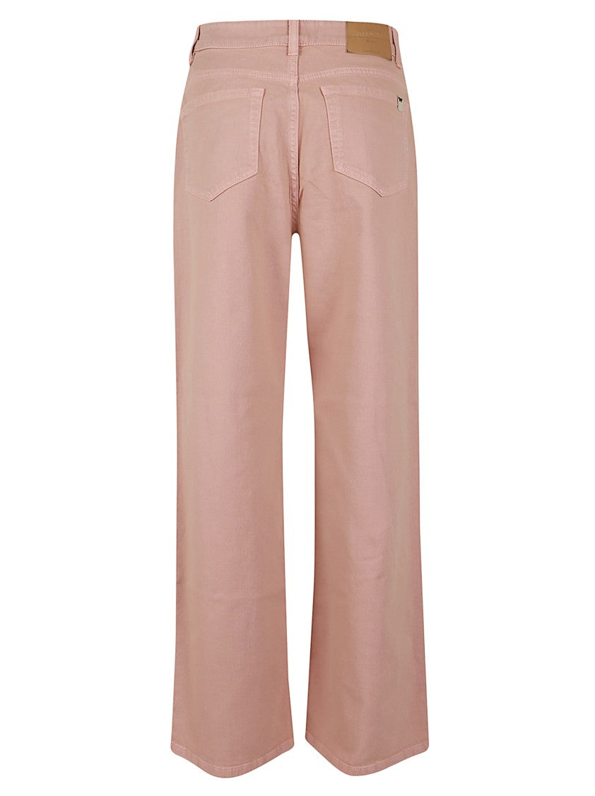Max Mara Wide-Leg High-Rise Cotton-Blend Medina Jeans