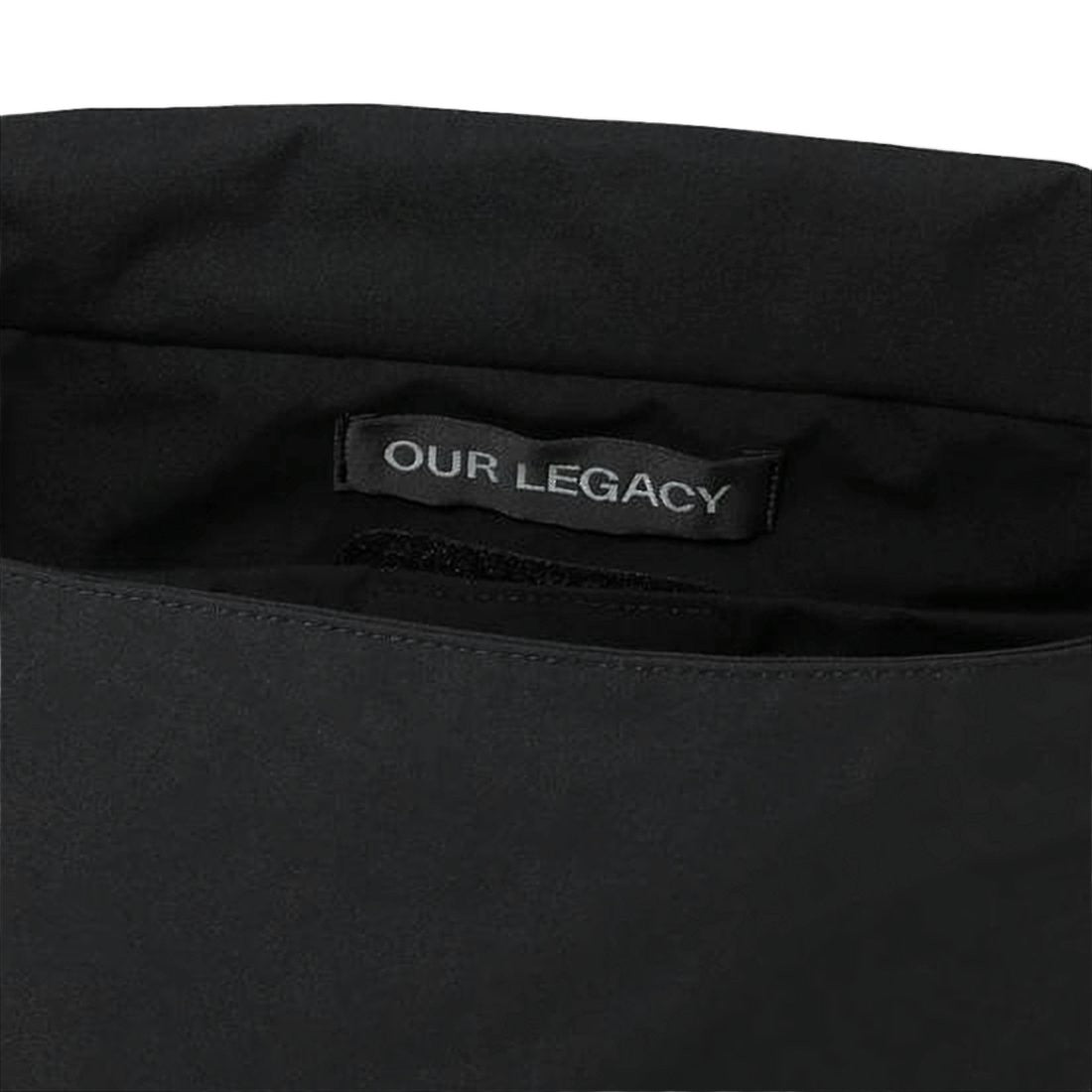 Our Legacy Minimalist Black Polyester Shoulder Bag