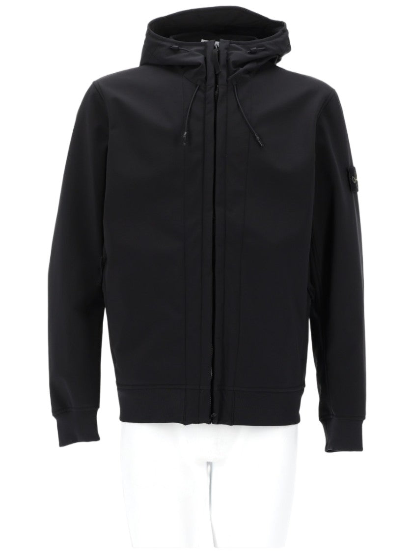 Stone Island Two-Layer Technical Fabric Hooded Jacket