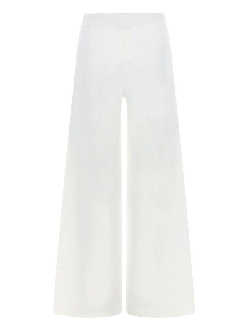 Max Mara Wide-Leg Tailoring Pants With High Waist And Minimalist Aesthetic