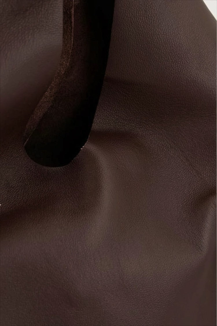 The Row Triangular-Shaped Lambskin Tote Bag With Cut-Out Handle