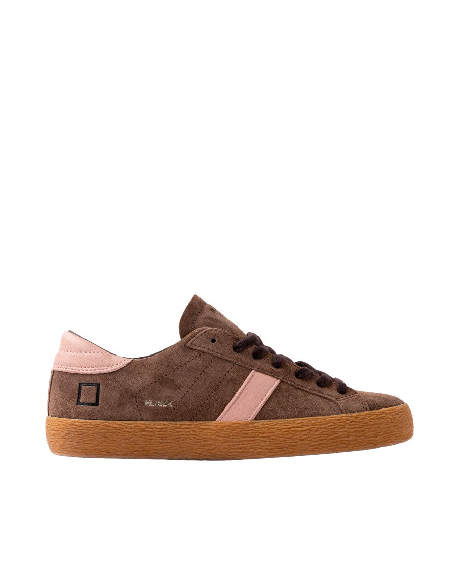 D.A.T.E Hill Low Suede Taupe Sneakers