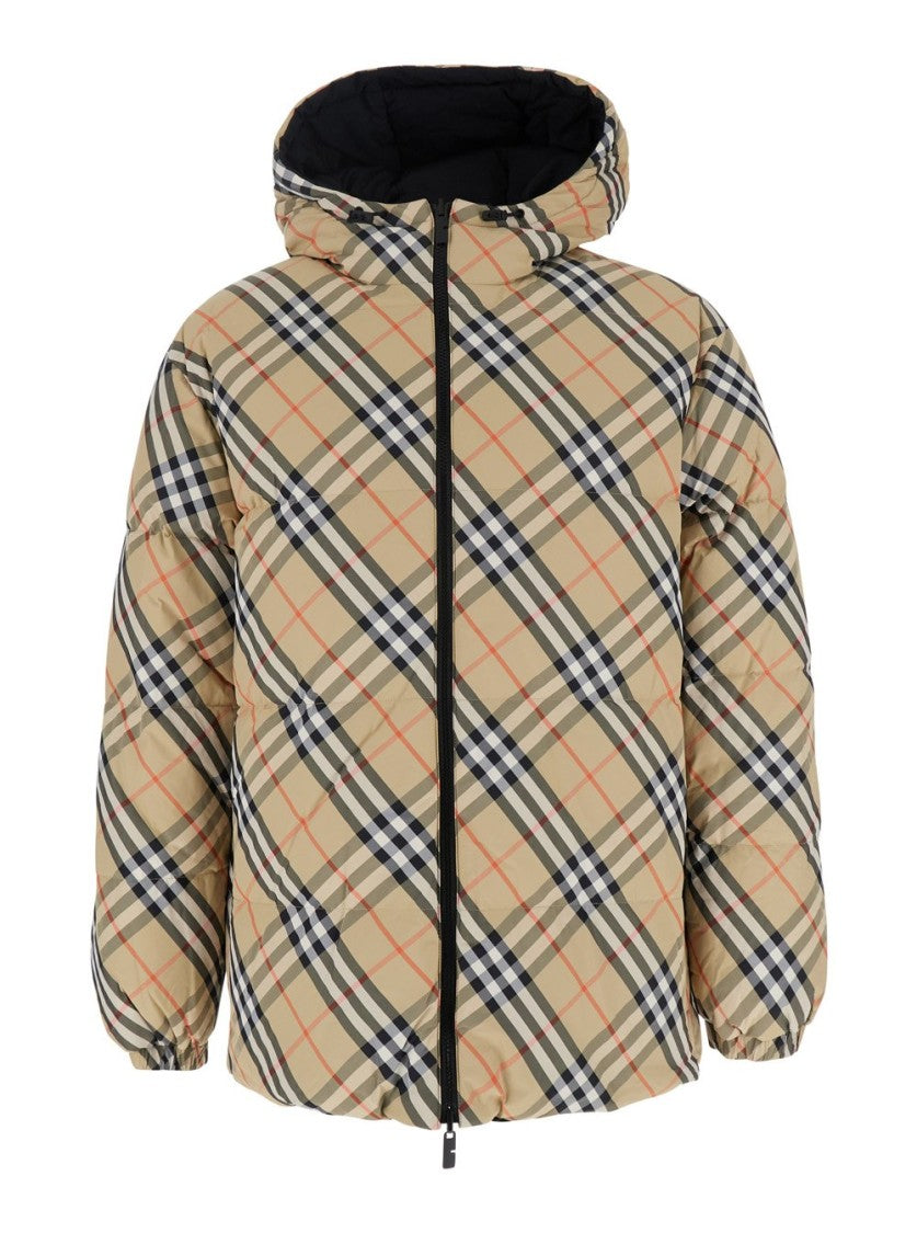 Burberry Quilted Check Pattern Jacket