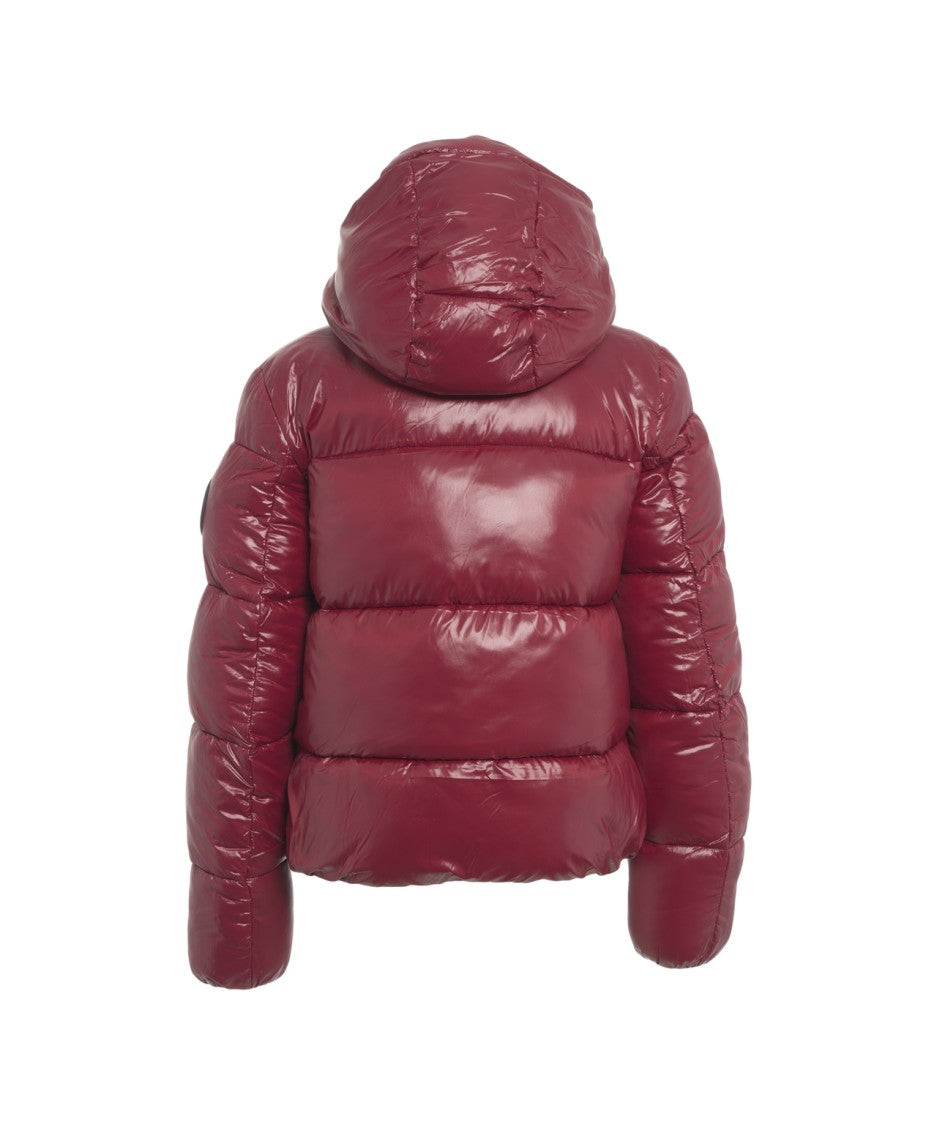 Save The Duck Quilted Plumtech Insulated Down Jacket With High Collar