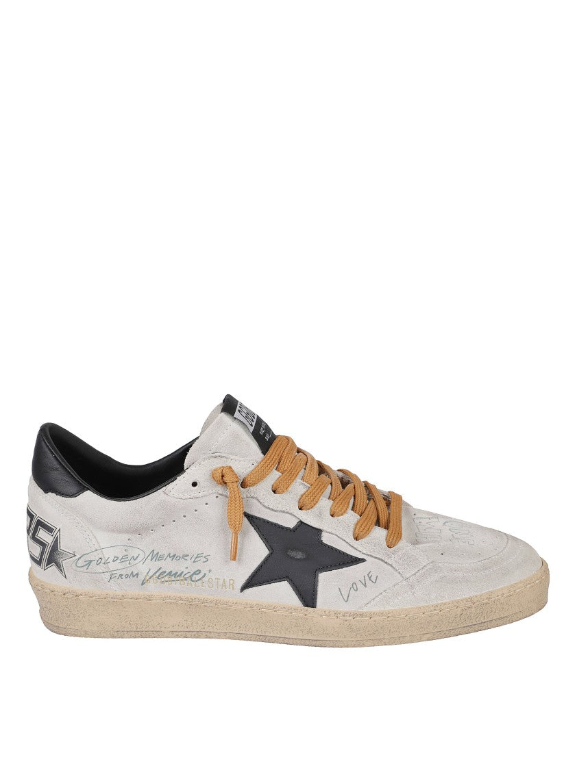 Golden Goose Vintage-Inspired Grey Sneakers