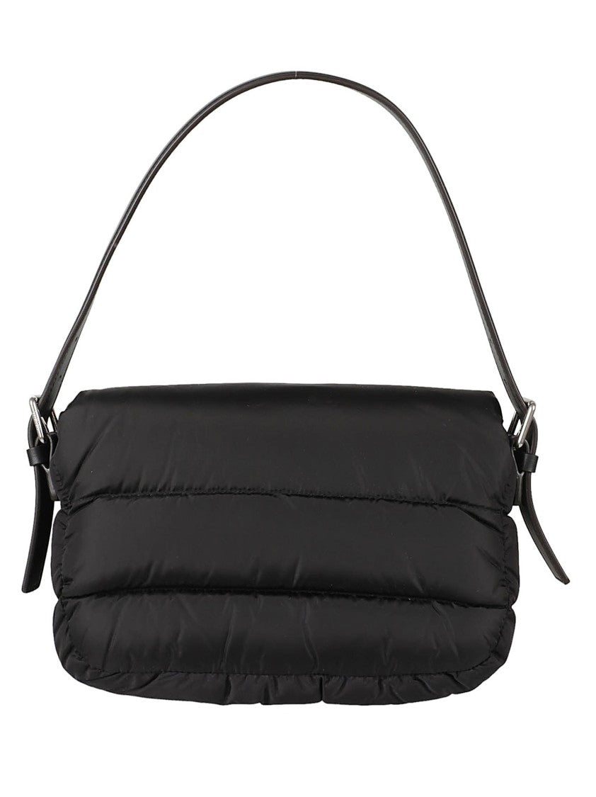Moncler Rectangular Quilted Shoulder Bag With Adjustable Strap