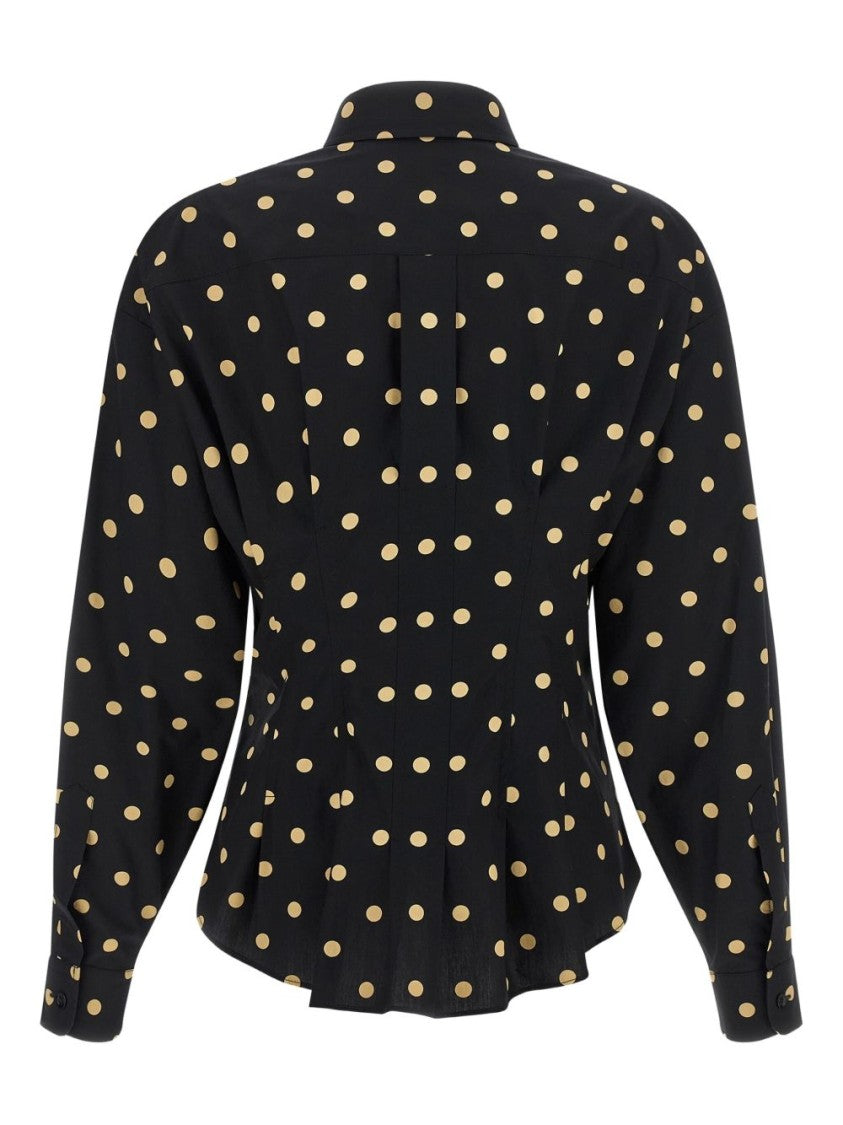 Moschino Long-Sleeved Top With Collared Neckline