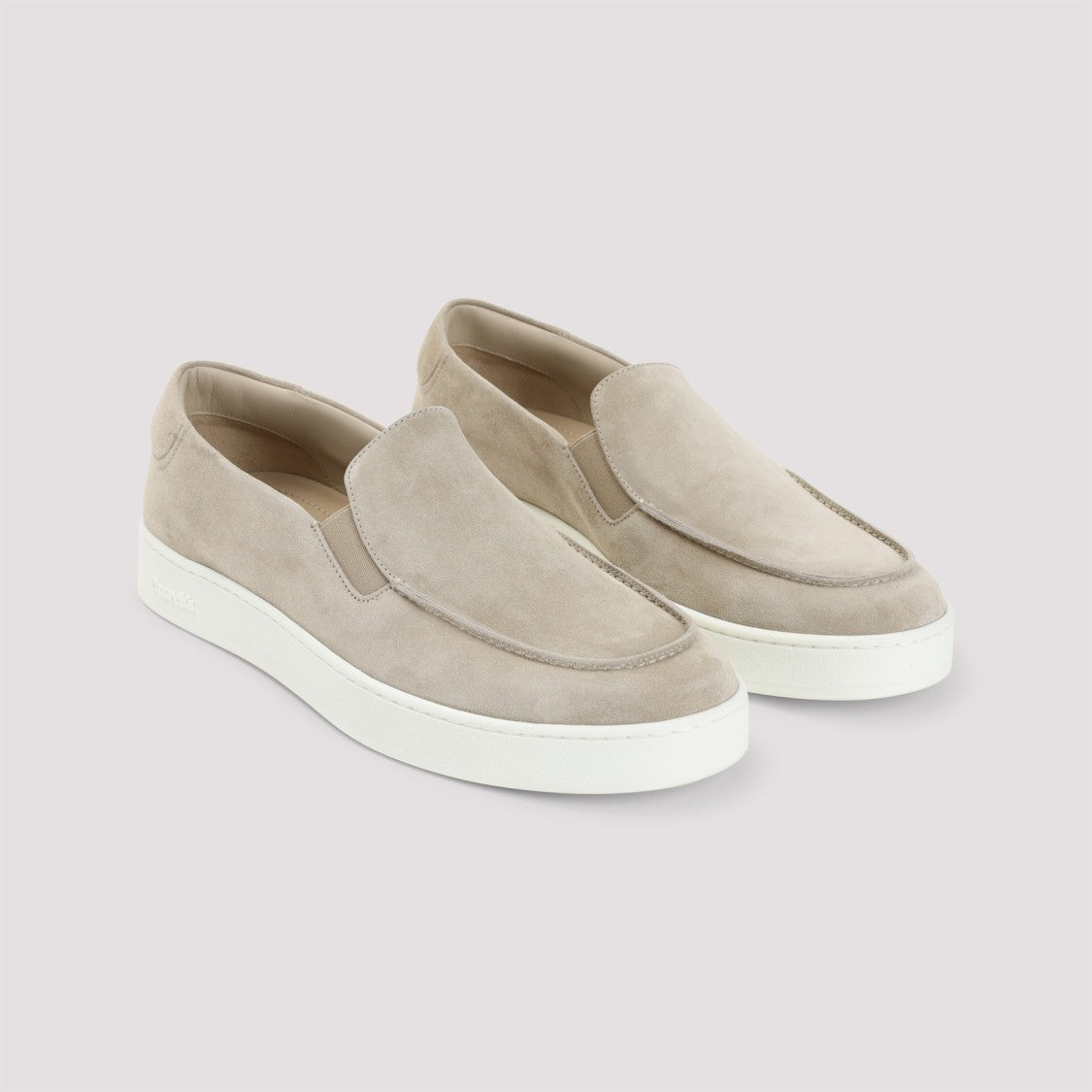 Church's Beige Suede Calf Leather Longton 2 Loafers