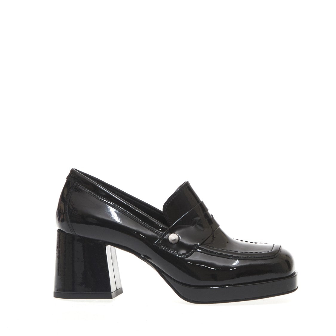 Poesie Veneziane Patent Moccasin Heel