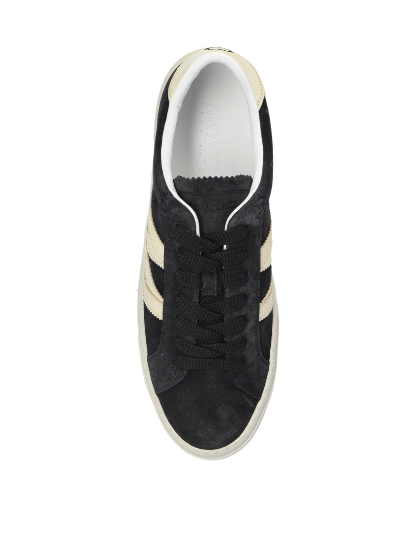 Moncler Monaco Logo Low-Top Sneakers
