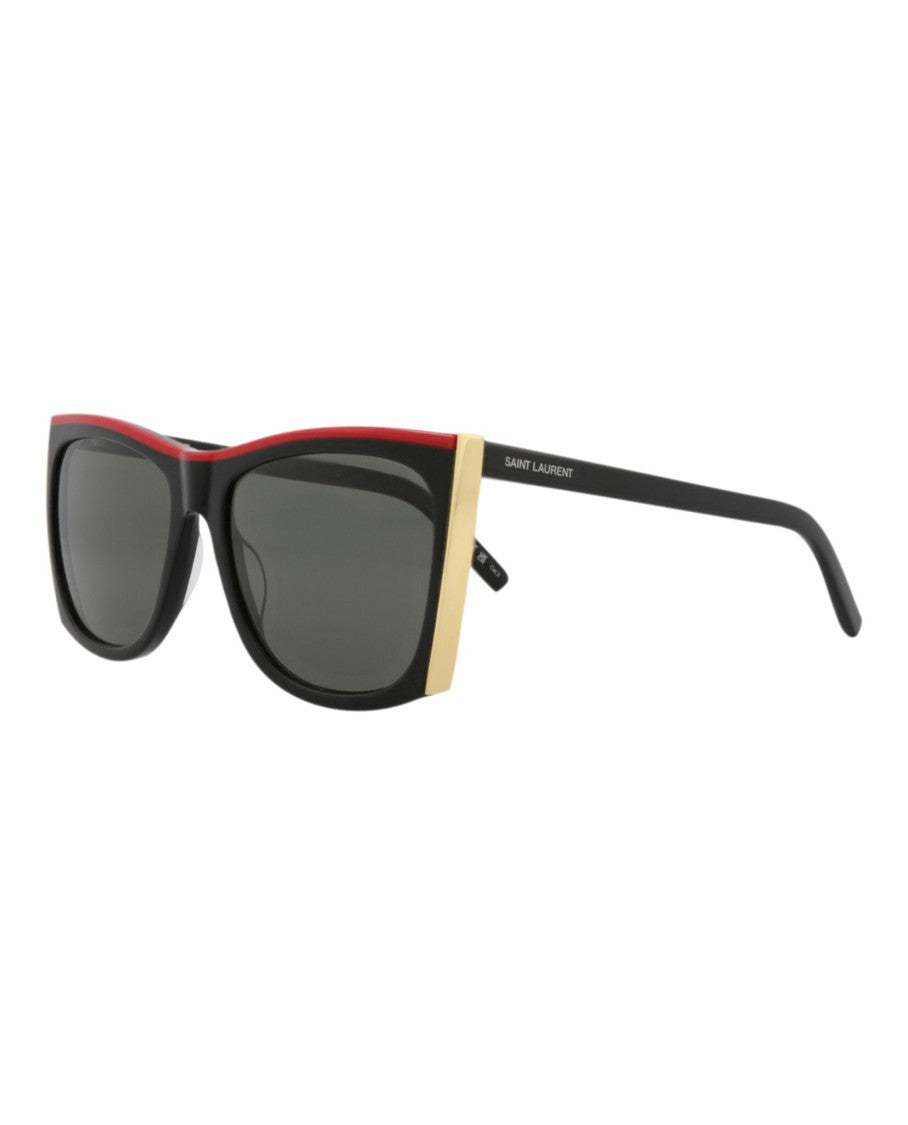 Saint Laurent Square-Frame Recycled Acetate Sunglasses