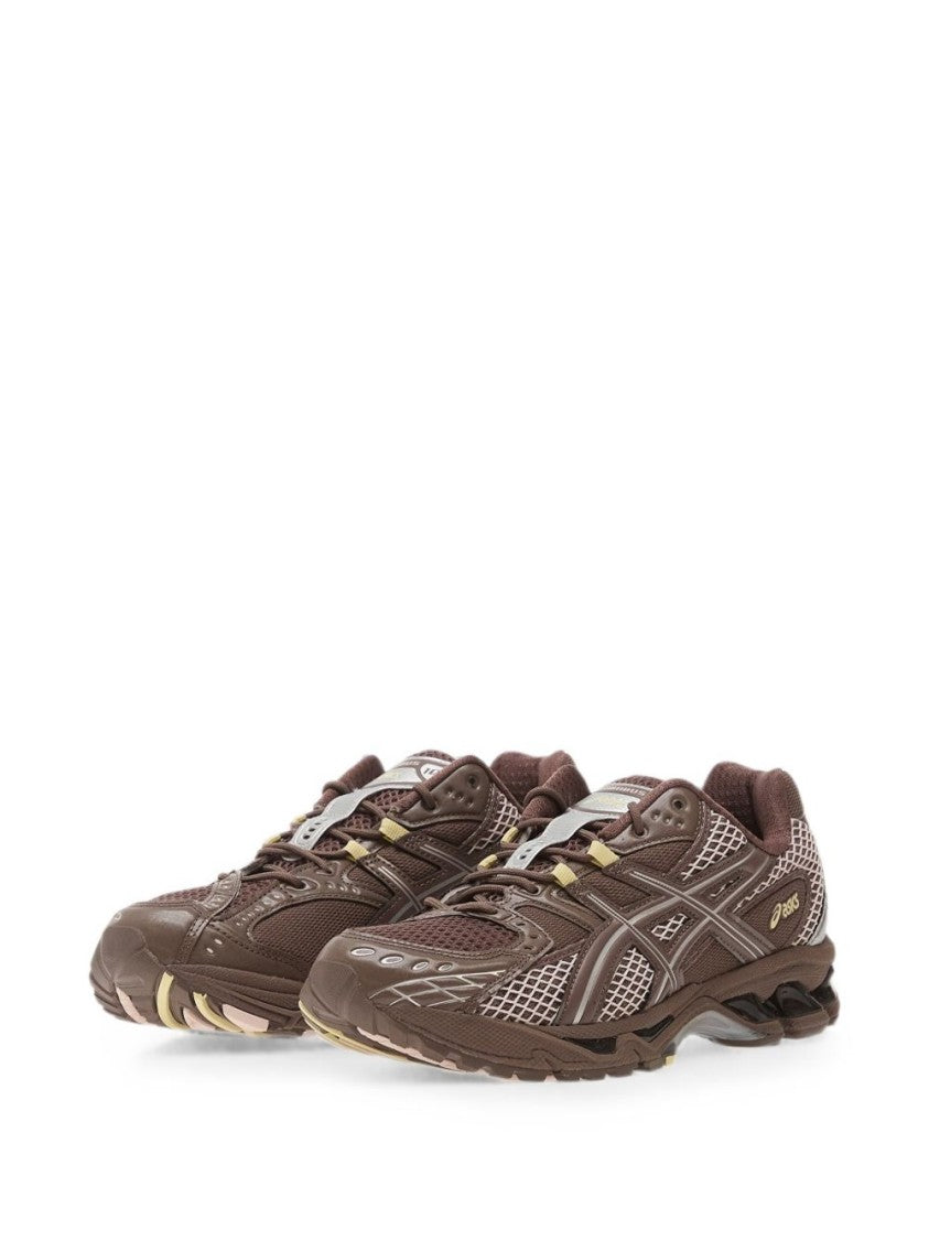Asics Brown Gel-Nimbus Mesh Inserts Sneakers